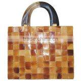 High Quality Best Selling Yellow Mother Of Pearl Evening Bag From Vietnam thumbnail-1