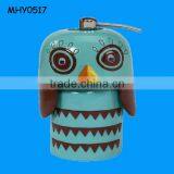 Decorative Ceramic Green Owl Mason Jar Soap Dispenser thumbnail-1