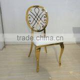 Rose Gold Flower Shaped Chair Wedding Chair thumbnail-2