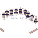 Wooden Wheel Body Back Waist Care Roller Massager thumbnail-2