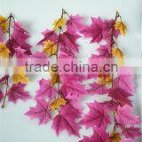 Home Curtain Gardens Edging Christmas Decorative 1ft to 2ft or 30cm to 60cm Artificial Silk Hanging Maple Branches EFYZ08 0601 thumbnail-3