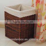 Countryside Laundry Basket With Fabric thumbnail-3