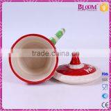 Wholesale Cheap Christmas Gift Ceramic Mug With Lid thumbnail-5