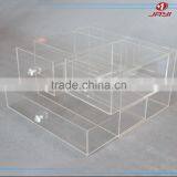 Wholesale Custom Handmade Clear Acrylic Cosmetic Organizer thumbnail-5