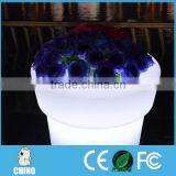 Color Changing LED Solar Powder Outdoor Flower Pot thumbnail-2