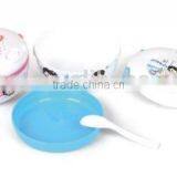 Plastic Small Round Double Lunch Boxes/Insulation Boxes thumbnail-2