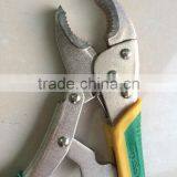 BERRYLION 10'' Soft Rubber Grip Round Jaw Pliers, Drop Forged Carbon Steel Locking Plier thumbnail-1