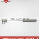 Stainless Steel Handle Slicone Rotary Egg Beater thumbnail-4