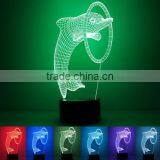 Best Christmas Gift Good Quality 7 Colors Changed Acrylic 3D Night Light thumbnail-1