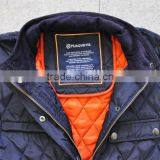 European Style Diamond Stitching Cotton Padding Quilted Bomber Jacket thumbnail-2