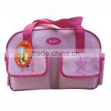 Stock Pink Mummy Bag,diaper Bag thumbnail-1