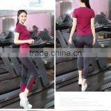Wholesale Clothing Apparel OEM Spandex+nylon Sports Wears Sets for Women 2016 thumbnail-4