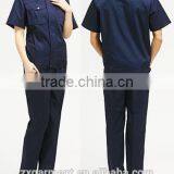 2016 OEM Wholesale Unisexs Garage Overall Uniform Short Sleeve Workwear thumbnail-3