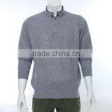 Computerized Sweater Knitting Machine for Men Grey Woolen Sweater Knitting With Cheape 1/4zipper Machine Price thumbnail-4