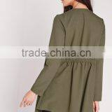Outdoor Women Cheap Khaki Thin Outer Layer Waterfall Jacket thumbnail-5