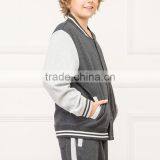 Spring Cotton School Children Casual Baseball Jackets / Varsity Jackets thumbnail-3