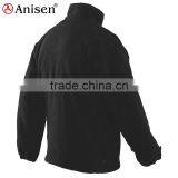 Oem Service Custom Color Plain Zipper-up Warm Windproof Polar Fleece Men's Coat thumbnail-6