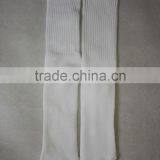 White Blank Sublimation Socks 100 Polyester Socks With Rib on Leg thumbnail-1