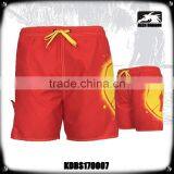 Digital Printing Drawstring Boys Beach Board Shorts With Mesh Linning thumbnail-1