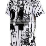 5% Elastane 95% Polyester Dry Fit Mens Sublimation Printed O Neck T Shirt Custom Heat Trasfered Tee Wholesale thumbnail-2