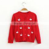 2016 Hot High Quality Knitted Embroidered Logo Sweater Latest Designs for Girls Long Cardigan Sweater thumbnail-1