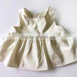 Latest Baby Frock Design Pictures Little Girls Princess Dress Clothes Baby Plain White Birthday Dresses thumbnail-1