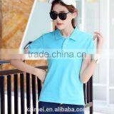 2017 Wholesale Breathable Good Quality Hot-selling New Design Best Choice Slim Fit Polo Shirt Women thumbnail-1