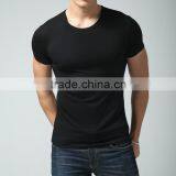 Black Slim Fit t Shirt Bulk Sale, Mens Slim Fit t Shirt Gym t Shirt thumbnail-1