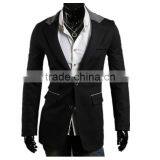 High Quality Balck and Gary 2 Colors for Choice Cheap Price Mens Grey Blazer