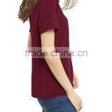Women's Summer Tops Bandage V-Neck Casual Girls Tees T Shirt thumbnail-3