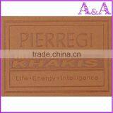 Custom Personalized Metal Logo Genuine Leather Label/leather Patch and Tags for Garment thumbnail-5