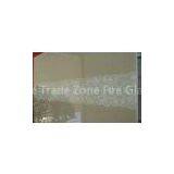 Decorative Furniture Colored Tempered Glass Silkscreen With Flower , SGCC And CE