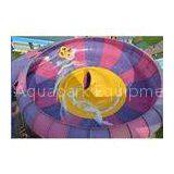 Plastic Space Bowl Water Slide , Fiberglass Water Slides / Commercial Water Playground thumbnail-1