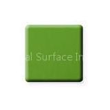 Acid Resistant 6 ~ 30 mm Thickness Gloss Green Pure Acrylic Solid Surface Sheets & Tiles