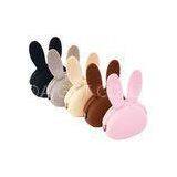 Rabbit Animal Rubber Silicone Coin Purse For Children , Durable Waterproof thumbnail-1