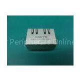 2 Port PCB IP Phone RJ45 Connectors With Metal Shell 10 / 100 / 1000Base-T KRJ-201QWDENL thumbnail-1