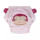 Lovely Monkey Style Soft Cotton Washable Baby Cloth Diaper Nappy thumbnail-2