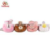 ICTI factory small cute plush ball shaped animal toy pendant