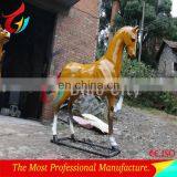Hot Sale Horse Sculpture Fiberglass Horse Decoration thumbnail-5