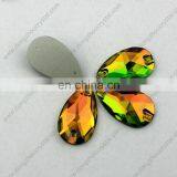 DZ-3065 AB Effect Color Flat Back Drop Crystal Sew on Stones for Clothes thumbnail-6