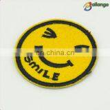 Smile Face Design Yellow Color Fashion Cute Children's Wear Embroidered Patches thumbnail-1