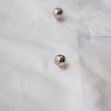 Plastic Golden and Sliver Buttons Restaurant Uniforms Chef Jacket Uniform Suit Buttons thumbnail-1