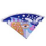 Customsized Different Shapes/Sizes/Weight Microfiber Printed Round Beach Towels thumbnail-2