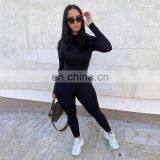 Women Casual Long Sleeve Trousers 2020 Autumn New Rompers Loose Jumpsuits thumbnail-5