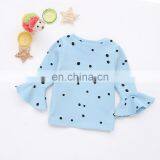 Baby Girl Tops Polka Dot Print T-shirt Fall Winter Sweet Long Sleeve Shirt Kids Clothing Toddler Tees thumbnail-6