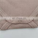 Khaki Organic Cotton Baby Casual Dresses Long Sleeve Bodysuit Romper thumbnail-6