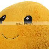 Smiley Face Emoticon Expression Emoji Stuffed Plush Pillow Toys Soft Touch Hug Emotion Yellow Round Large Pillow 19.6" thumbnail-5