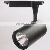 Black Shell Straight Type 30w COB Spotlight LED Track Lights the Exhibition Hall Clothing Store Lights