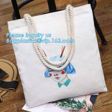 CANVAS TOTE BOAT BAGS, ECO SHOULDER HANDLE HANDY BAGS, SHOPPING SHOPPER GROCERY, LAUNDRY BAGS thumbnail-5