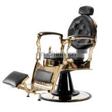 Factory Supply Shampoo Unit and Barber Chair for Sale,Good Quality Golden Barber Chair